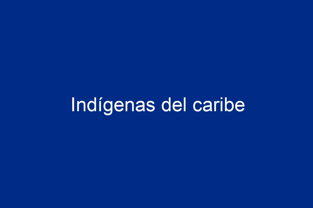 Indígenas del caribe - 1